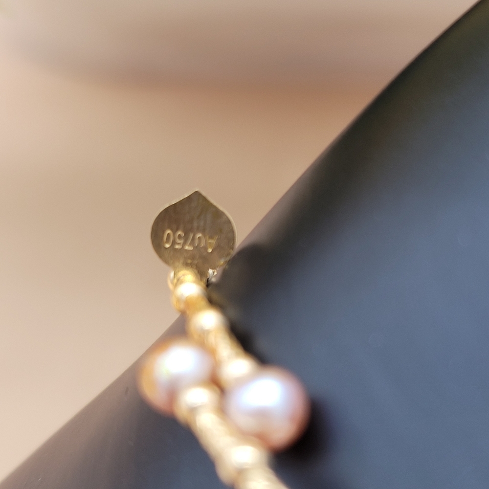 18k Real Solid Yellow Gold Bangles - image 4